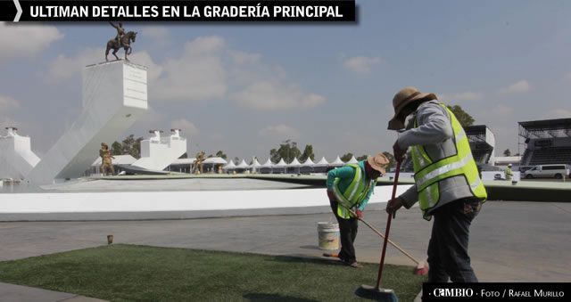 Revisa Protecci N Civil Municipal Gradas Y Puentes Para El Desfile