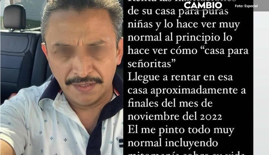 Denuncian en redes a acosador sexual de jovencitas en Angelópolis