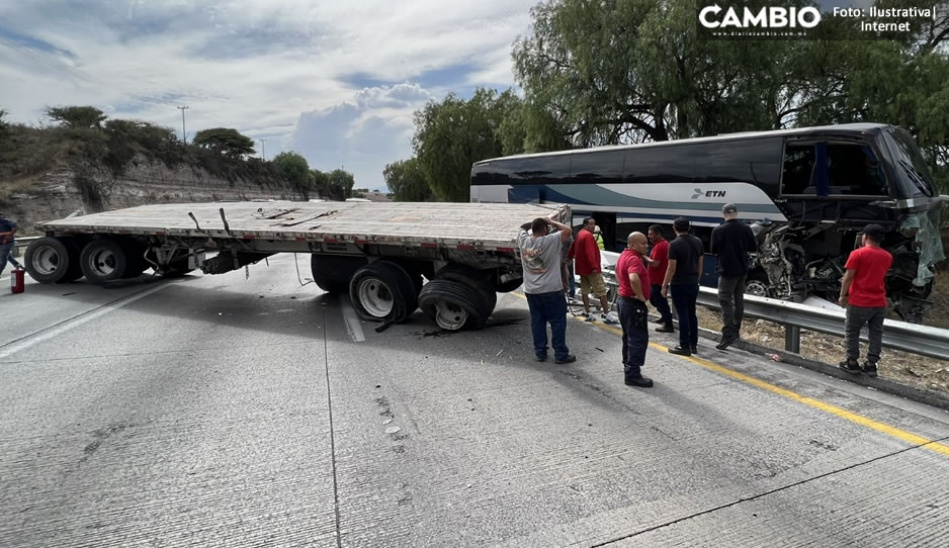 Choque Entre Autob S De Pasajeros Y Tr Iler Deja M S De Heridos En