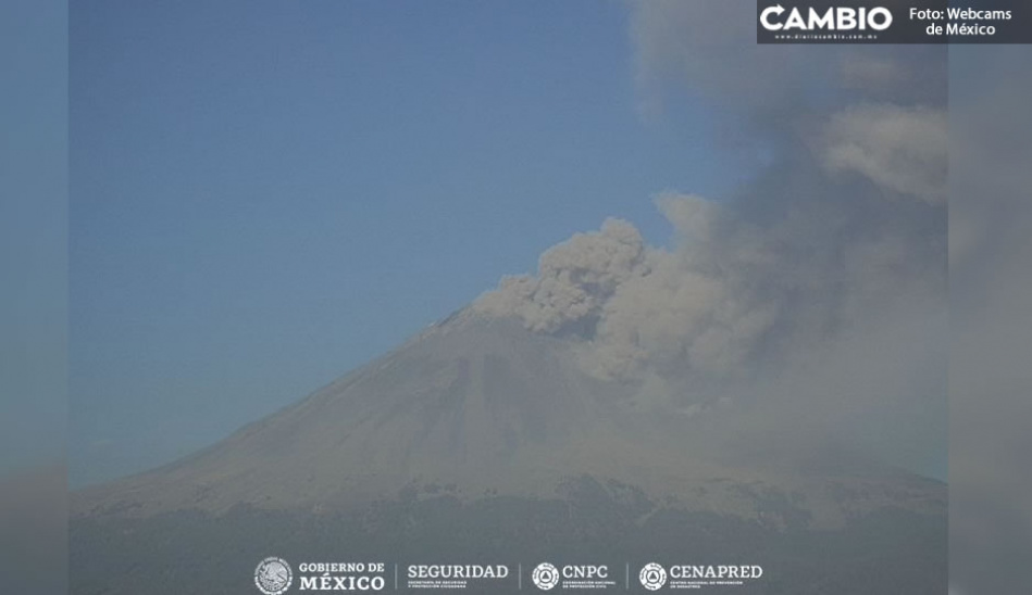 Don Goyo No Se Calma Alertan Por Ca Da De Ceniza En Puebla