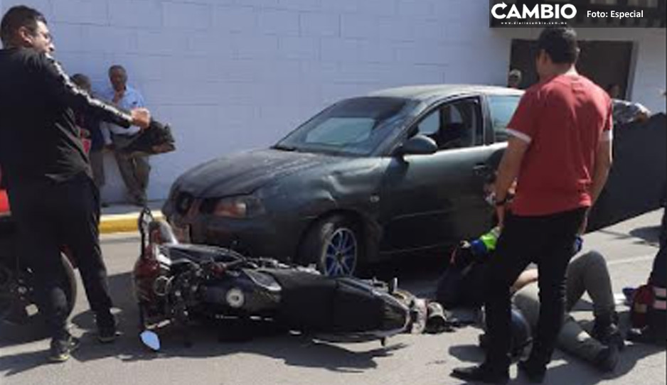 Conductor Borracho Atropella A Motociclista En Atlixco